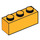 LEGO Orange clair brillant Brique 1 x 3 (3622 / 45505)