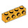 LEGO Bright Light Orange Brick 1 x 4 with 4 Studs on One Side (30414)