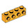 LEGO Helles Licht Orange Backstein 1 x 4 mit 4 Bolzen auf Eins Seite (30414)