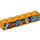 LEGO Lysorange Klods 1 x 6 med Numberplates og 58 (3009 / 34700)