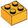 LEGO Helder Lichtoranje Steen 2 x 2 (3003 / 6223)