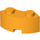 LEGO Helder Lichtoranje Steen 2 x 2 Ronde Hoek met Stud Notch en versterkte onderkant (85080)