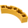 LEGO Bright Light Orange Brick 4 x 4 Round Corner (Wide with 3 Studs) (48092 / 72140)