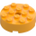 LEGO Bright Light Orange Brick 4 x 4 Round with Hole (87081)