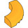 LEGO Orange clair brillant Brique 5 x 5 Rond Coin (7033 / 24599)