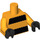 LEGO Leuchtendes helles Orange Bumblebee Mädchen Torso (973 / 88585)