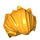 LEGO Bright Light Orange Bushy Hair Swept Back (28551 / 28768)