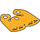 LEGO Helles Licht Orange Umhang mit Herz Löcher (21490)
