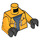 LEGO Helles Licht Orange Captain Jonas Minifig Torso (973 / 76382)