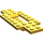 LEGO Orange clair brillant Auto Base 10 x 4 x 2/3 avec 4 x 2 Centre Well (30029)