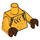 LEGO Bright Light Orange Catman Minifig Torso (973 / 88585)