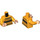 LEGO Leuchtendes helles Orange Cedric Diggory mit Orange Pullover Minifigur Torso (973 / 76382)