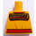 LEGO Helder Lichtoranje  City Torso zonder armen (973)