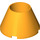 LEGO Bright Light Orange Cone 4 x 4 x 2 Hollow (4742)