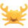 LEGO Orange clair brillant Crabe (31577 / 33121)