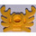 LEGO Orange clair brillant Crabe (31577 / 33121)