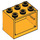 LEGO Helder Lichtoranje Kast 2 x 3 x 2 met verzonken noppen (92410)