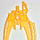 LEGO Bright Light Orange Curved Double Blade (64299)