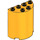 LEGO Bright Light Orange Cylinder 2 x 4 x 4 Half (6218 / 20430)
