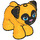 LEGO Bright Light Orange Dog (72464 / 77303)