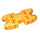 LEGO Bright Light Orange Double Ball Connector 5 with Vents (47296 / 61053)