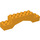 LEGO Helles Licht Orange Duplo Bogen Backstein 2 x 10 x 2 (51704 / 51913)