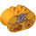 LEGO Duplo Helles Licht Orange Duplo Backstein 2 x 4 x 2 mit Gerundet Ends mit Lion Körper mit Kamera (6448 / 84814)