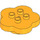 LEGO Bright Light Orange Duplo Flower 4 x 4 (15515)