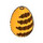 LEGO Bright Light Orange Egg with Lines (24946 / 104741)