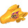 LEGO Helles Licht Orange Elves Drachen Kopf mit Orange eye (24196 / 25064)