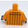 LEGO Naranja claro brillante Eraser Minifigura Torso (973 / 88585)