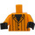 LEGO Lysorange Eraser Minifig Torso (973 / 88585)