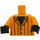 LEGO Bright Light Orange Eraser Minifig Torso (973 / 88585)