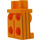 LEGO Bright Light Orange Eraser Minifigure Hips and Legs (3815 / 29071)