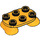 LEGO Orange clair brillant Feet 2 x 3 x 0.7 (66859)