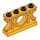 LEGO Orange clair brillant Clôture 1 x 4 x 2 avec 4 Knobs (5103)