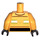 LEGO Helder Lichtoranje Firefighter met Lifejacket Minifig Torso (973 / 76382)