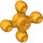 LEGO Bright Light Orange Gear with 4 Knobs (32072 / 49135)