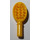 LEGO Orange clair brillant Hairbrush avec Cœur (93080)