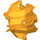 LEGO Bright Light Orange Hand Armor with Ball Joint Socket (92233)