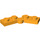 LEGO Orange clair brillant Charnière assiette 1 x 4 (1927 / 19954)