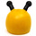 LEGO Leuchtendes helles Orange Insect Helm mit Antennae mit Schwarz Antennas (12892 / 13373)