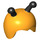 LEGO Helles Licht Orange Insect Helm mit Antennae mit Schwarz Antennas (12892 / 13373)