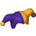 LEGO Orange clair brillant Jester Chapeau avec Orange et Purple Pom Poms (28823 / 62537)
