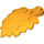 LEGO Orange clair brillant Feuille 4 x 5 x 1.3 (5058)