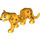 LEGO Klar Ljus Orange Leopard