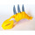 LEGO Helder Lichtoranje Masker met Spinal Col. 10 (87793)