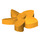LEGO Orange clair brillant Minifig Fleur avec Petit Épingle (18853)
