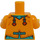 LEGO Bright Light Orange Minifig Torso (973 / 76382)