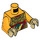 LEGO Bright Light Orange Minifig Torso (973 / 76382)